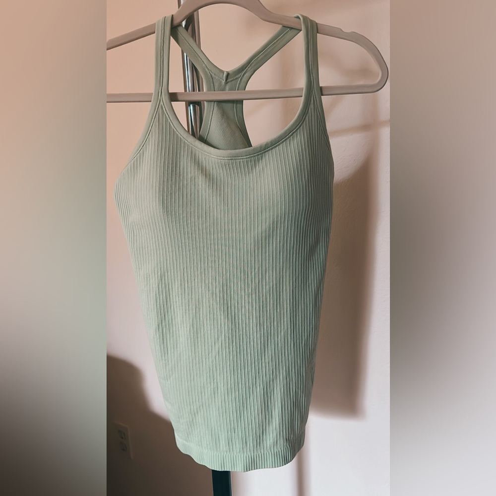 Lululemon Light Green Tank Top